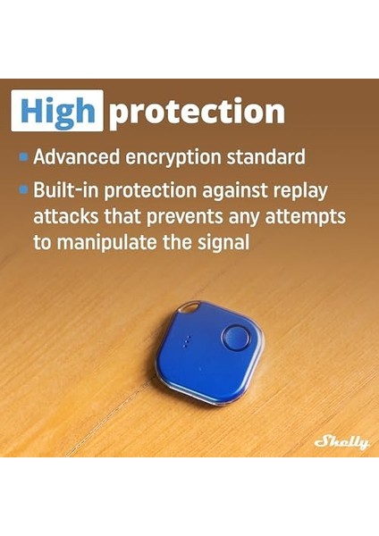 Blu Button1 | Bluetooth Kontrollü Eylem ve Sahne Etkinleştirme Düğmesi Mavi | Ev Otomasyonu | Ios Android Uygulaması | Uzun Pil Ömrü | LED Gösterge | Uzun Menzil modelleri