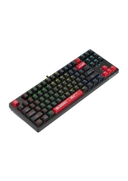 Tech Bloody S87 Mekanik Kırmızı Switch Rgb Anti-Ghosting Kablolu Klavye