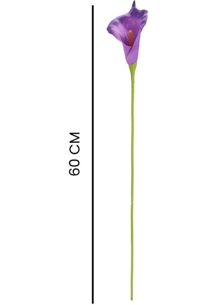 Deco Yapay Zambak Çiçeği - Mor - 60 cm indirimleri