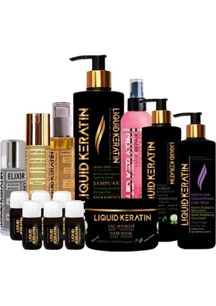 Ekstra Mega Full Düzleştirici Keratin Bakım Seti