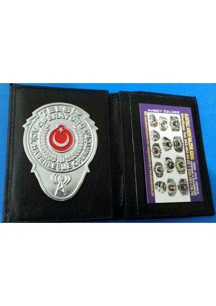 Telsiz Operatörü,amatör Telsizci Rozetli Cüzdanı,+1 Rozet Al.sivile Satılmaz.