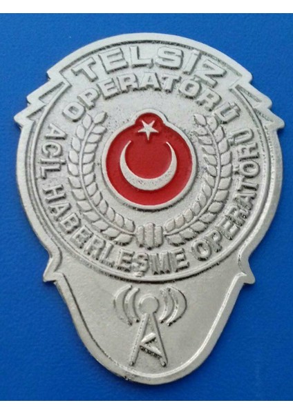 Telsiz Operatörü,amatör Telsizci Rozetli Cüzdanı,+1 Rozet Al.sivile Satılmaz. fiyatları