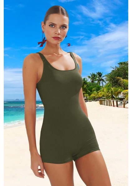 Modern Mayo Özel Tasarım Su Sporları Için Swimsuit Şık Detaylı Esnek Kumaş Premium Kalite