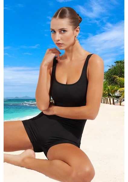Modern Mayo Özel Tasarım Su Sporları Için Swimsuit Şık Detaylı Esnek Kumaş Premium Kalite