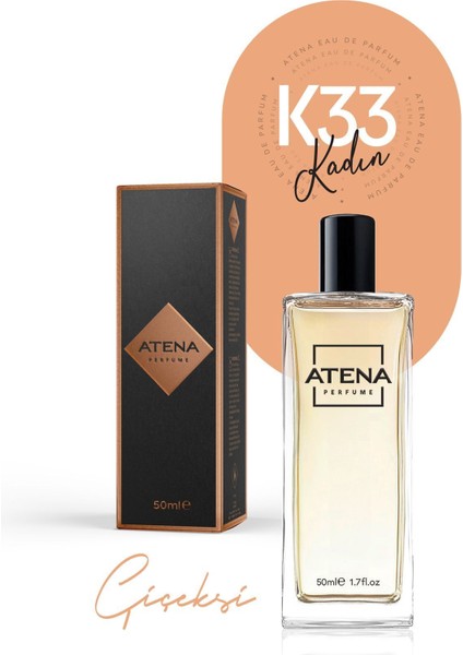 K33 Matmazel Mademoiselle Çiçeksi Edp 50 ml Kadın Parfüm