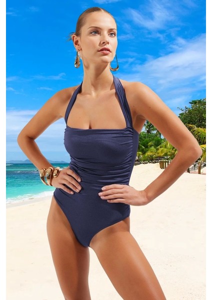 Modern Drape Mayo Yaz Koleksiyonu Plaj ve Havuz Için Yüzme Mayosu Swimsuit