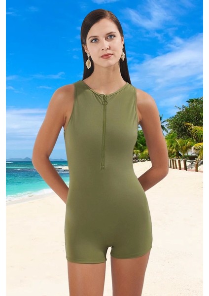 Modern Halter Mayo Şık Detaylı Ergonomik Kesim Klora Dayanıklı Swimsuit Yüzme Kıyafeti