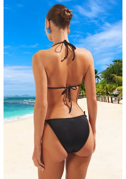 Modern Üçgen Bikini Takımı Klora Dayanıklı Özel Tasarım Ergonomik Kesim Yaz Koleksiyonu