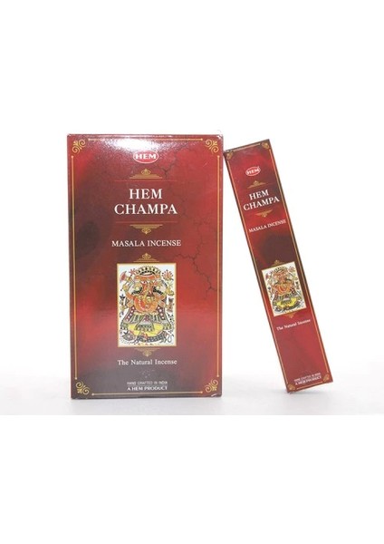 Hem Champa Masala Aromalı Çubuk Tütsü