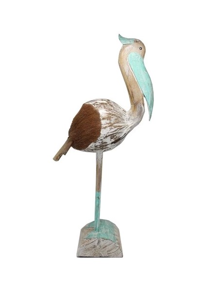 Ahşap Pelikan Figürü Model 1
