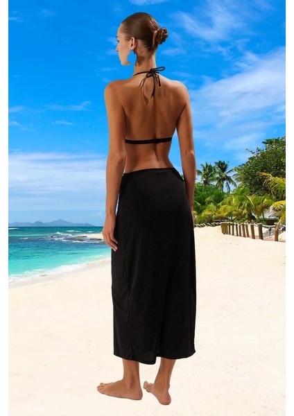 Modern Bağlamalı Pareo Yüksek Konfor Ergonomik Kesim Esnek Kumaş Uv Korumalı Şık Detaylı fiyatları