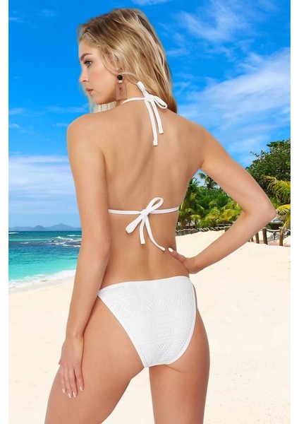 Modern Üçgen Bikini Takımı Yaz Koleksiyonu Yüksek Konfor Özel Tasarım Ergonomik Kesim fiyatları