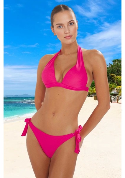 Modern Üçgen Bikini Takımı Özel Tasarım Yüksek Konfor Plaj ve Havuz Için Premium Kalite