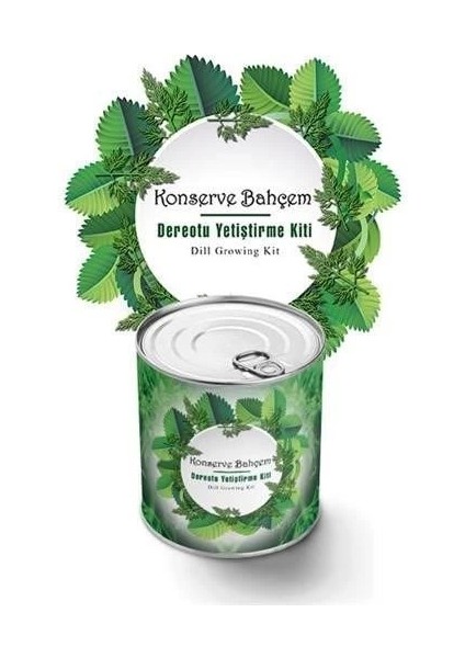 Konserve Bahçem Evde Konservede Dereotu Yetiştirme Kiti Aparatı fırsatları
