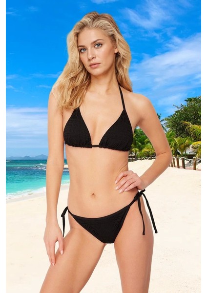 Modern Üçgen Bikini Takımı Yaz Koleksiyonu Yüksek Konfor Özel Tasarım Ergonomik Kesim modelleri