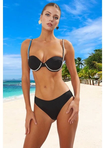 Modern Bikini Takımı Klora Dayanıklı Ergonomik Kesim Uv Korumalı Su Sporları Için