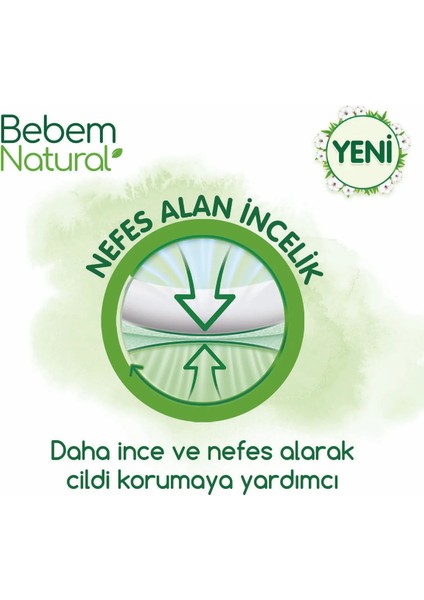 Bebem Bebek Bezi Natural Beden:4 (7-14KG) Maxi 208 Adet Ekonomik Ultra Fırsat Pk indirimleri