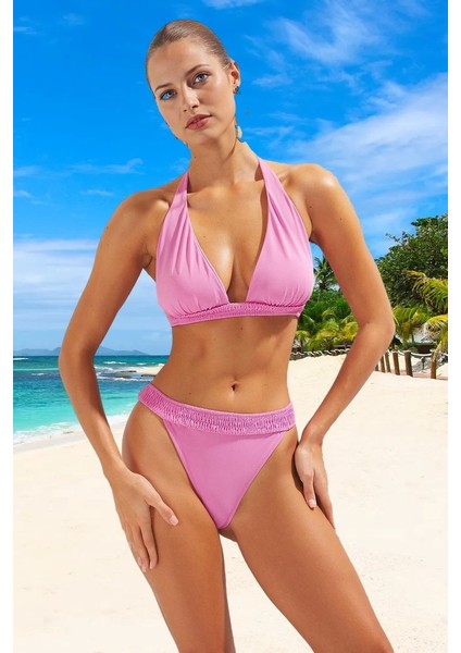 Modern Üçgen Bikini Takımı Esnek Kumaş Yaz Koleksiyonu Premium Kalite Plaj ve Havuz Için modelleri