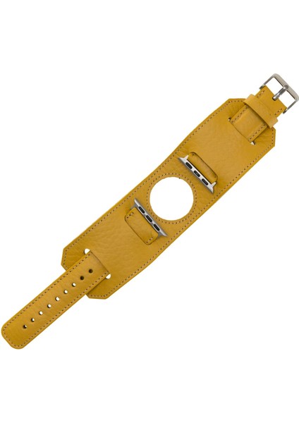 Apple Watch Uyumlu Deri Kordon 42-44-45MM Cuff FL12 fırsatları