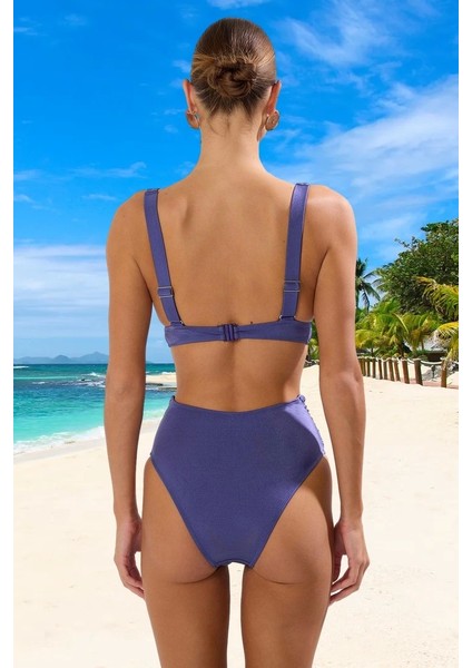 Modern Drape Bikini Takımı Yaz Koleksiyonu Plaj ve Havuz Için Premium Kalite Özel Tasarım fiyatları