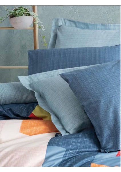 Cotton Box Modern Çift Kişilik Nevresim Takımı Cosy Mavi fiyatları