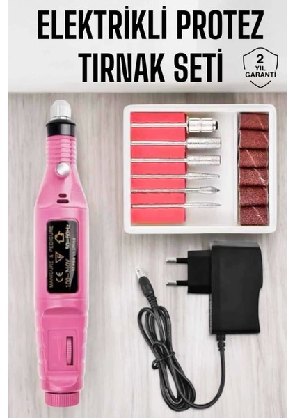 Temizleyici Manikür Pedikür Seti Elektrikli USB Girişli