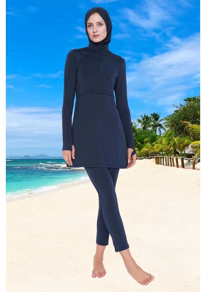 Modern Tesettür Plaj Giyim Yüksek Konfor Şık Detaylı ve Havuz Için Ergonomik Kesim modelleri