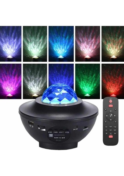 Dönen Işıklı Disko Topu Projektör Müzik Çalarlı Disco Speaker modelleri