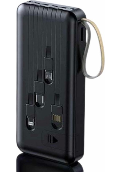 4 Çıkışlı 20.000 Mah Powerbank Uzun Pil Ömürlü Taşınabilir