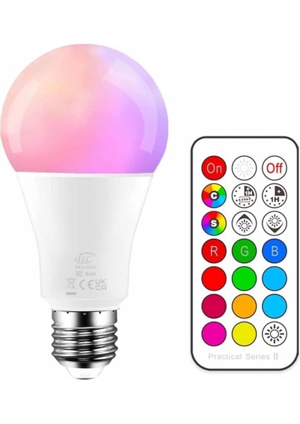 Ambiyans Aydınlatma Rgb LED Lamba Kumandalı Renk Değiştirebilen modelleri