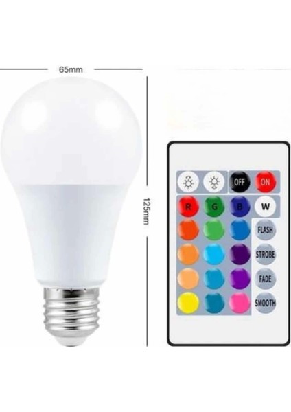 Ambiyans Aydınlatma Rgb LED Lamba Kumandalı Renk Değiştirebilen indirimleri