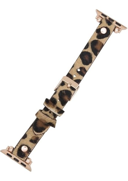 Apple Watch Uyumlu Deri Kordon 38-40-41MM Rt LEO1N modelleri