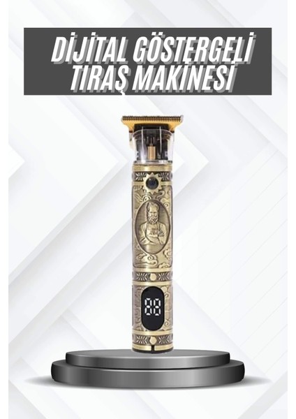 Profesyonel Ense Tıraşına Uygun Çizik Tıraş Makinesi Uzun Ömürlü Göstergeli