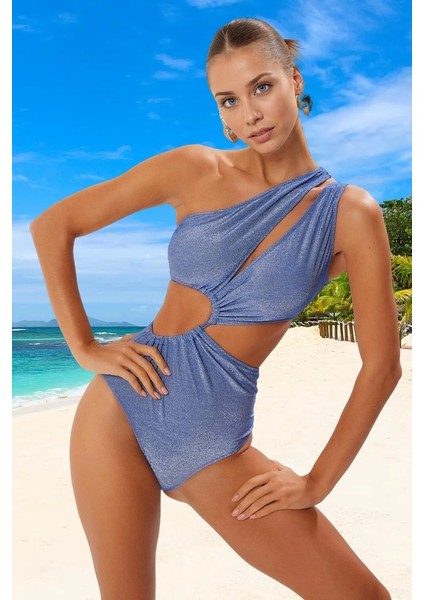 Modern Tek Omuz Mayokini Klora Dayanıklı Plaj ve Havuz Için Özel Tasarım Yüksek Konfor modelleri