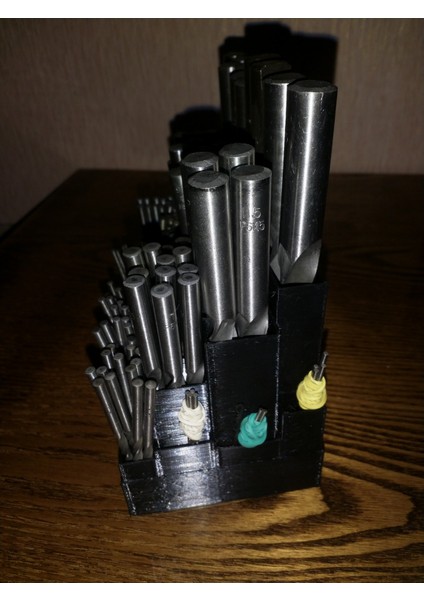 Matkapın Organizatörü Büyük (1 mm Ila 14 Mm, Sadece 220 Adet) (Plastik Aparattır!!!)