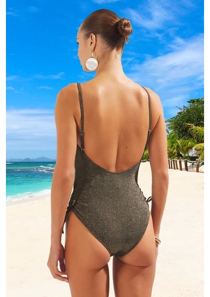 Modern Simli Mayo Yüksek Konfor Swimsuit Havuz Mayosu Yaz Koleksiyonu Yüzme fiyatları
