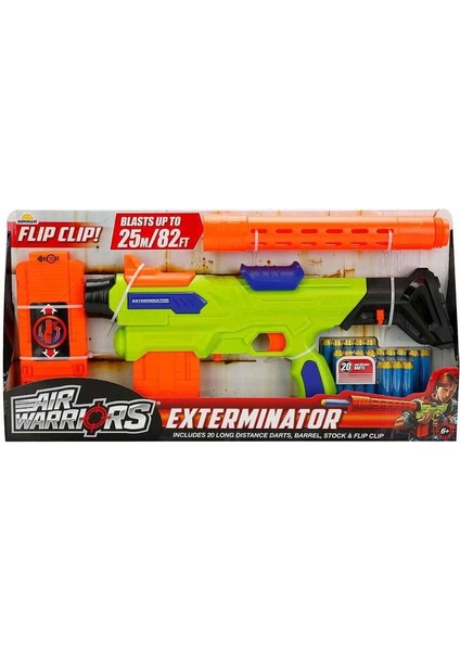 Air Warriors Exterminator Sünger Dart Atan Silah