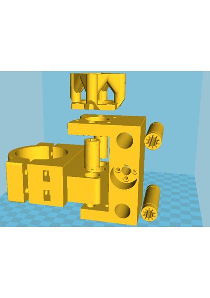 52MM Iş Mili Için 2418 Cnc LM8UU_8MM (Plastik Aparattır!!!)