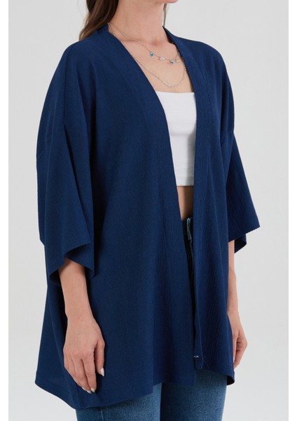 Basic Bürümcük Kumaş Şal Yaka Kimono indirimleri