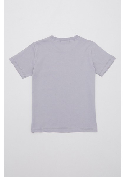 %100 Pamuk Yazı Baskılı Cepli Erkek Çocuk Tişört fiyatları