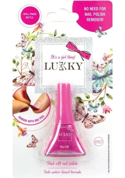Lukky Soyulabilir Oje - Pastel Pembe