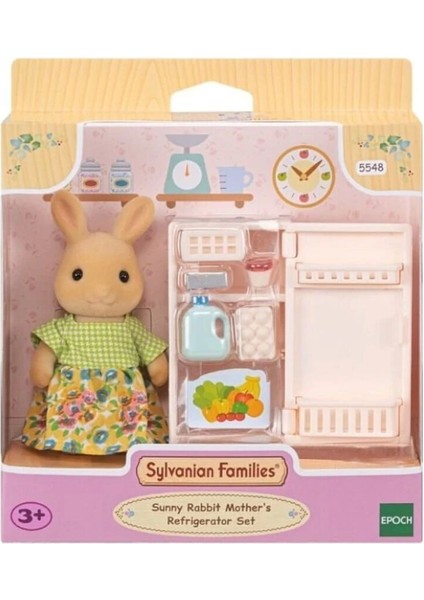 5548 Sylvanian Families Sunny Tavşan Anne ve Buzdolabı Seti +3 Yaş