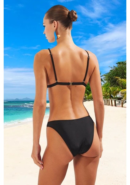 Modern Desenli Bikini Takımı Klora Dayanıklı Uv Korumalı Yüksek Konfor Premium Kalite