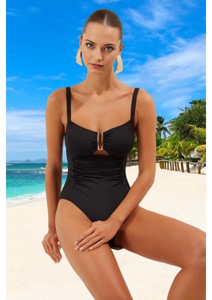 Modern Drape Mayo Hızlı Kuruyan Plaj Mayosu Yüzme Kıyafeti Swimsuit Banyo