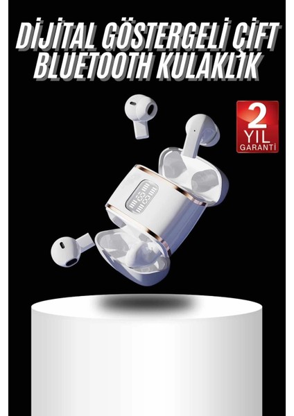 Çift Kulaklıklı Kulakiçi Bluetooth Anc Enc Kablosuz Kulaklık
