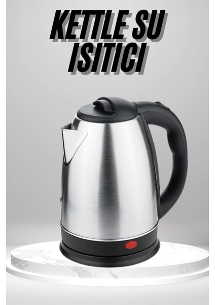 Su Isıtıcı 220 - 240 V Paslanmaz Çelik Kettle Uzun Ömürlü 2000 Watt