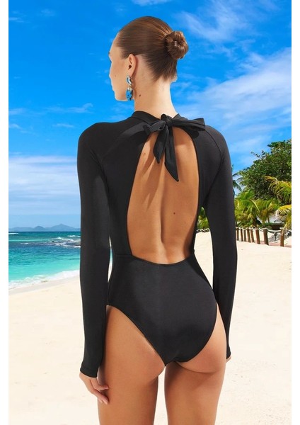 Modern Desenli Mayo Su Sporu Kıyafeti Premium Kalite Swimsuit Plaj Mayosu Şık Detaylı