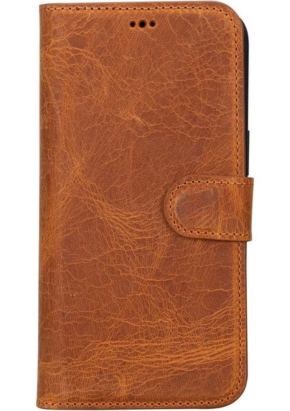 Apple iPhone 15 Pro Max Uyumlu Deri Cüzdanlı Kılıf Mwwn G19 Taba fırsatları