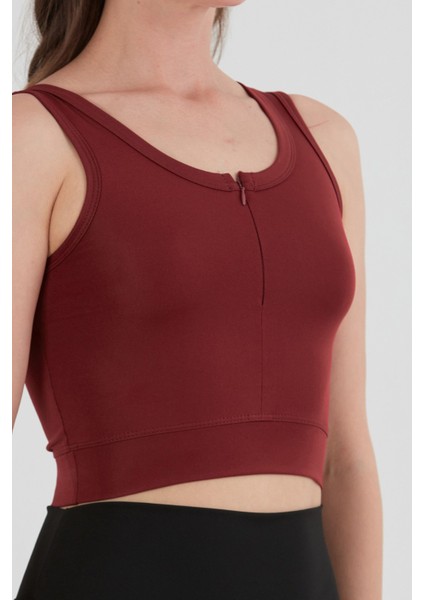 Basic Önü Fermuarlı Crop Body indirimleri