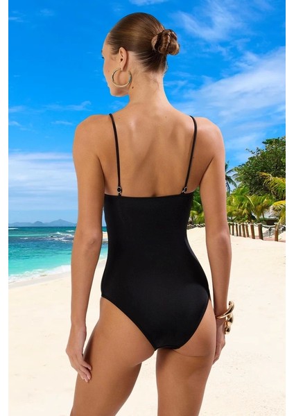 Modern Drape Mayo Havuz Mayosu Klora Dayanıklı Uv Korumalı Şık Detaylı Su Sporları Için fiyatları